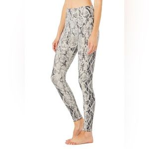 ALO snakeskin leggings XS